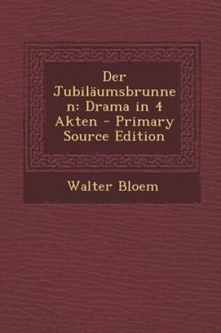 Cover of Der Jubilaumsbrunnen