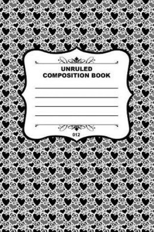 Cover of Unruled Composition Book 012