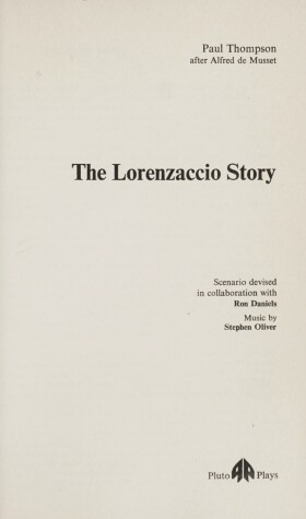 Book cover for Lorenzaccio Story