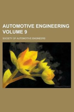 Cover of Automotive Engineering Volume 9