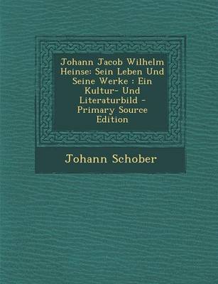 Book cover for Johann Jacob Wilhelm Heinse