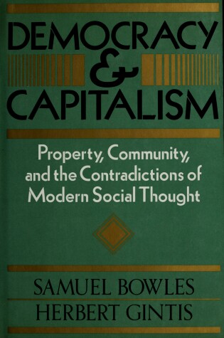 Cover of Democracy & Capitalism