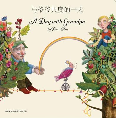 Book cover for A Day with Grandpa Mandarin and English