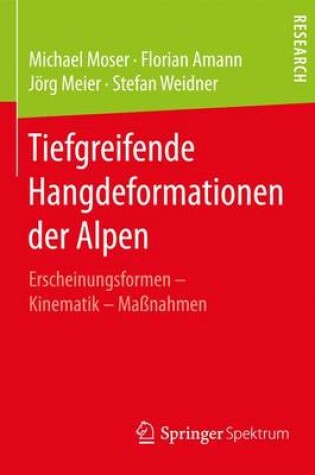 Cover of Tiefgreifende Hangdeformationen der Alpen