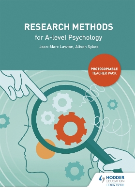 Book cover for Research Methods for A-level Psychology