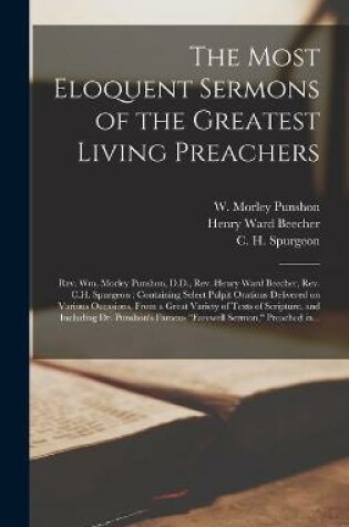 Cover of The Most Eloquent Sermons of the Greatest Living Preachers