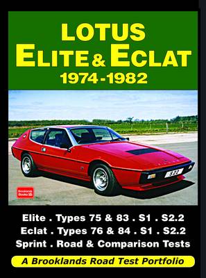 Book cover for Lotus Elite & Eclat 1974-1982 Road Test Portfolio