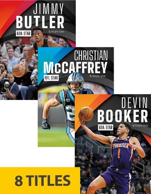 Book cover for Pro Sports Stars (Set of 8)