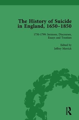 Book cover for The History of Suicide in England, 1650-1850, Part II vol 5