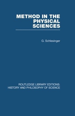 Cover of Method in the Physical Sciences