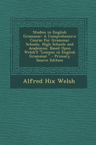 Cover of Studies in English Grammar