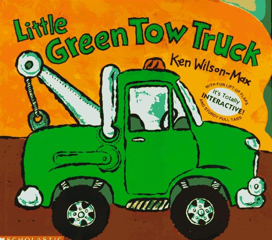 Book cover for Little Green Tow Truck