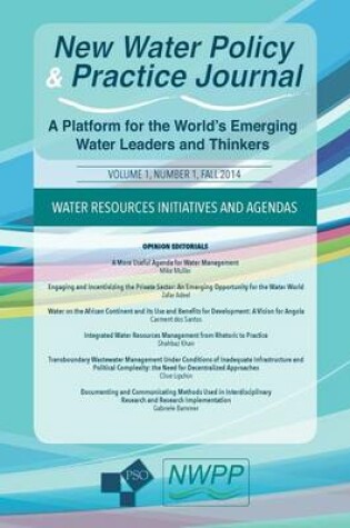 Cover of Water Resources Initiatives and Agendas