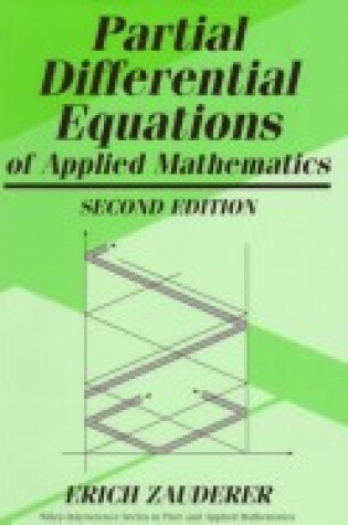 Cover of Partial Differential Equations of Applied Mathematics