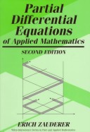 Cover of Partial Differential Equations of Applied Mathematics