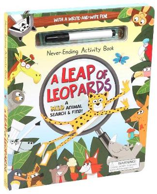 Book cover for Never-Ending Activity Book: A Leap of Leopards