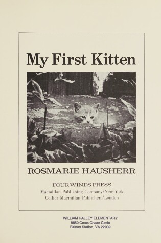 Cover of My First Kitten