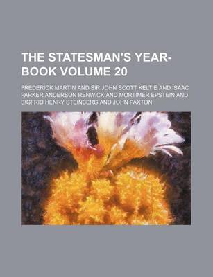 Book cover for The Statesman's Year-Book Volume 20