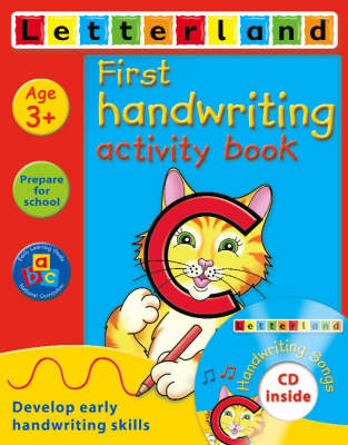 Book cover for First Handwriting Activity Book and Songs