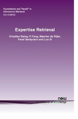 Book cover for Expertise Retrieval