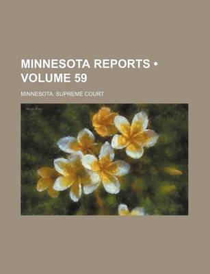 Book cover for Minnesota Reports (Volume 59)