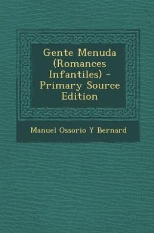 Cover of Gente Menuda (Romances Infantiles)