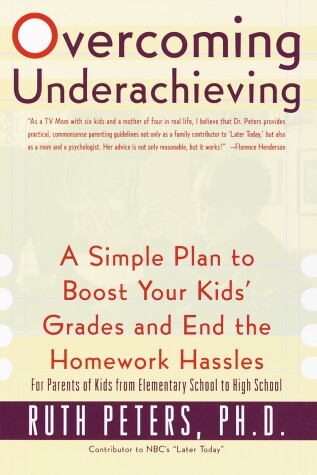 Book cover for Overcoming Underachieving