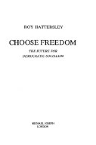 Cover of Choose Freedom