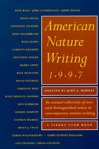 Cover of American Nature Writing 1997