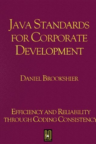 Cover of Java Standards for Corporate Development