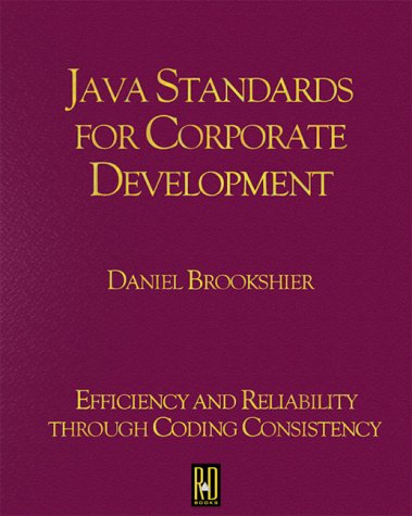 Book cover for Java Standards for Corporate Development