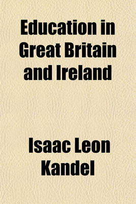 Book cover for Education in Great Britain and Ireland