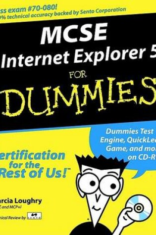 Cover of MCSE Internet Explorer 5 For Dummies