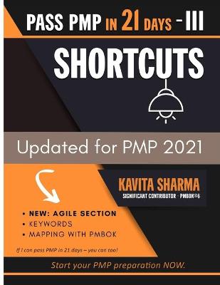 Book cover for Pass PMP in 21 Days - Shortcuts