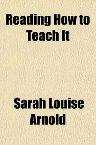 Cover of Reading How to Teach It