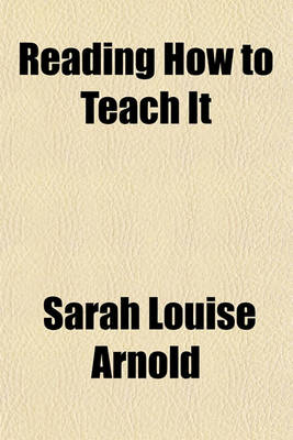 Book cover for Reading How to Teach It