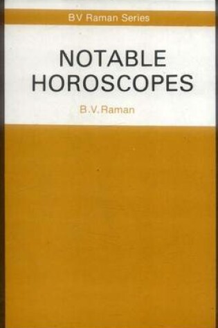 Cover of Notable Horoscopes