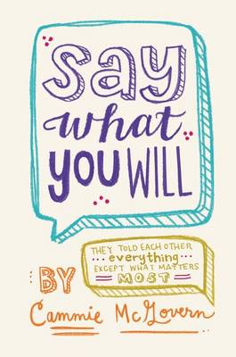 Book cover for Say What You Will