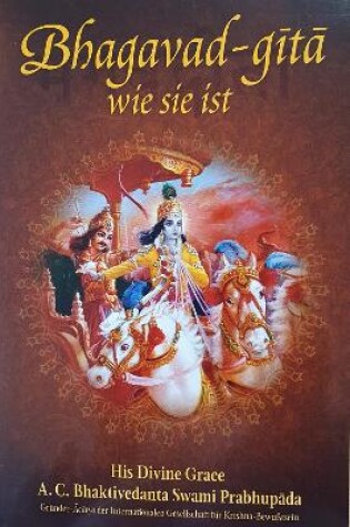 Cover of Bhagavad Gita Wie Sie Ist [German language]