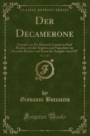 Cover of Der Decamerone, Vol. 1 of 5