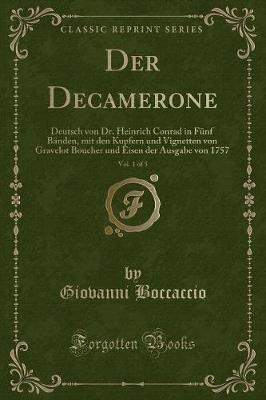 Book cover for Der Decamerone, Vol. 1 of 5