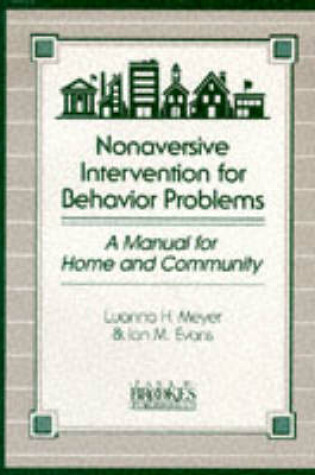 Cover of Nonaversive Intervention for Behaviour Problems