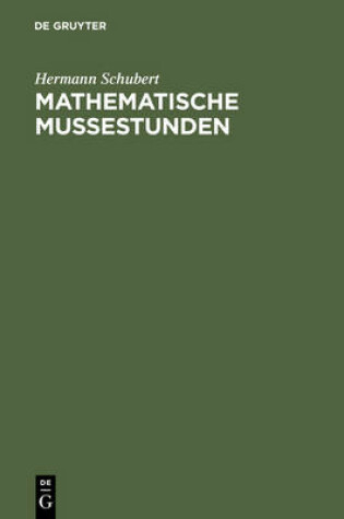 Cover of Mathematische Mussestunden