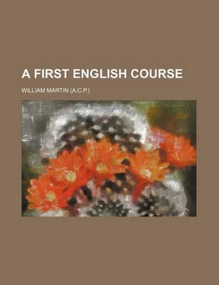 Book cover for A First English Course