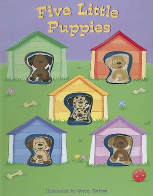 Book cover for Five Little Puppies