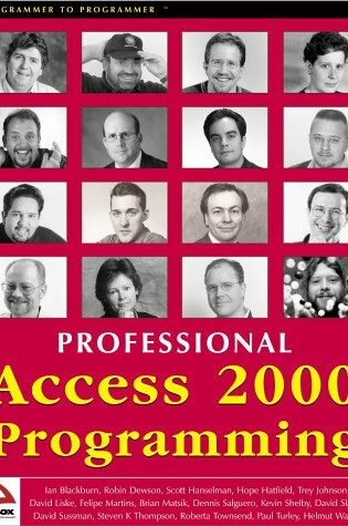 Cover of Professional Access 2000 Programming