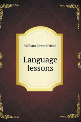 Cover of Language lessons