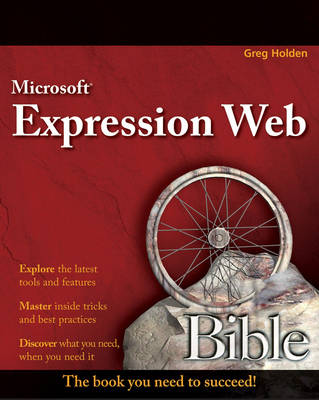 Book cover for Microsoft Expression Web Bible