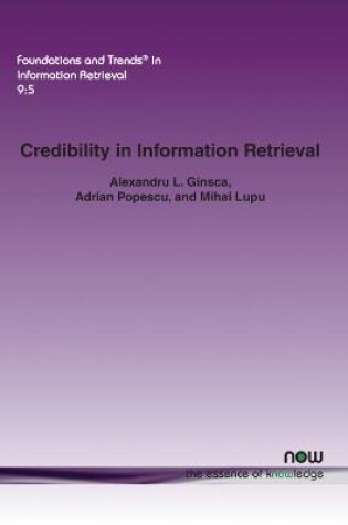 Cover of Credibility in Information Retrieval