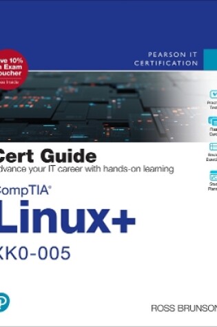 Cover of CompTIA Linux+ XK0-005 Cert Guide